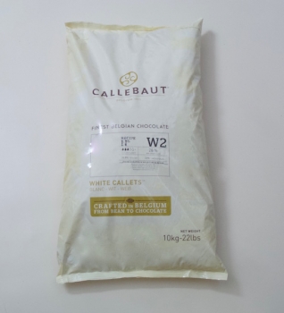 10 kg Schokolade Callebaut Callets Weiß Kuvertüre von sweetART